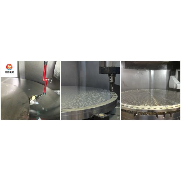 Weld overlay Tubesheet , ASTM A266 Gr.2 CS Tube Sheet Cladding Stainless Steel