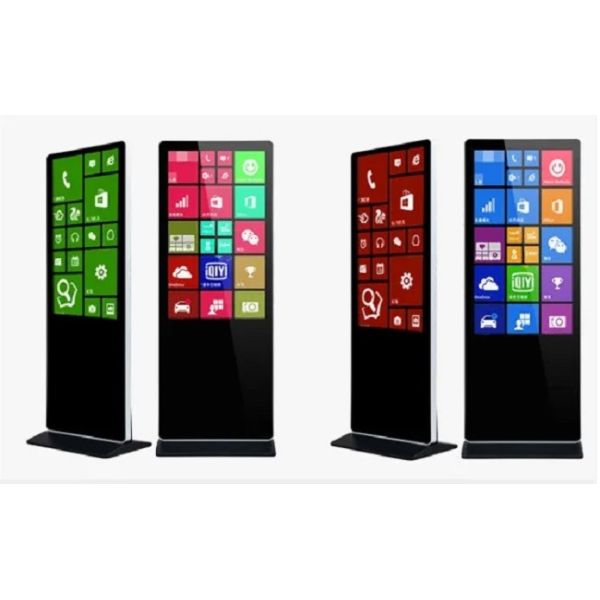 Floor Standing Digital Signage Displays , 49 Inch Android Windows Digital Signage