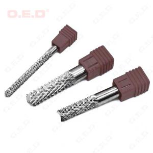Quality Solid Carbide Corn Teeth 3.175 4mm End Mill Pcb Milling Router Bit CNC Engraving Tools Cutter wholesale