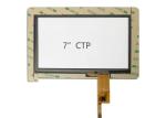 Custom Ctp Capacitive Touch Panel I2C Interface 7 Inch PCAP Multi Touch Screen