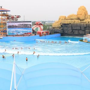 ISO9001 Cool Waters Aquatic Park Equipment Artificial Wave Pool