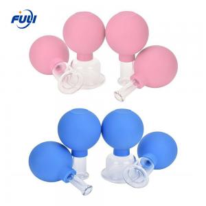 Quality 4Pcs Glass Facial Cupping Set - Professional Grade Silicone Facial Cupping for Body, Face, Neck, Back, Eye Massage wholesale