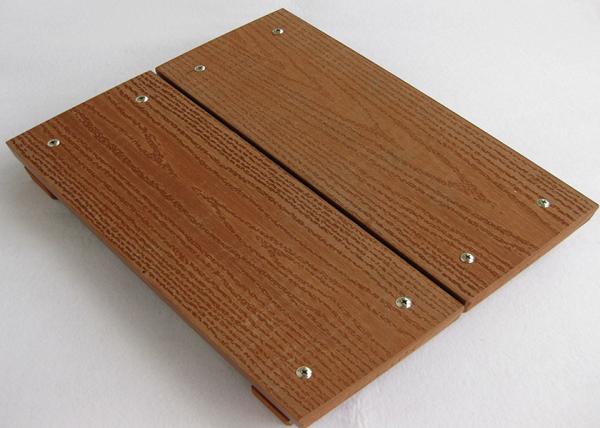 Cheap Anti-Mould Composite Wood Decking Flooring / Boardwalk For Park Floor for sale