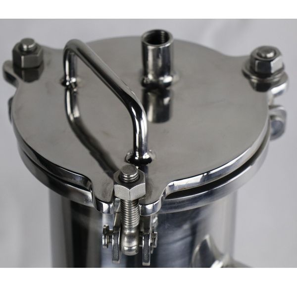 Two Core Cartridge Filter Housing Stainless Steel Industrial Precision