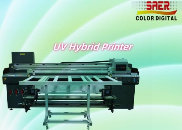 Cheap Large Format Hybrid UV Roll To Roll  And Flatbed Printer Multi Functional Inkjet Printer for sale