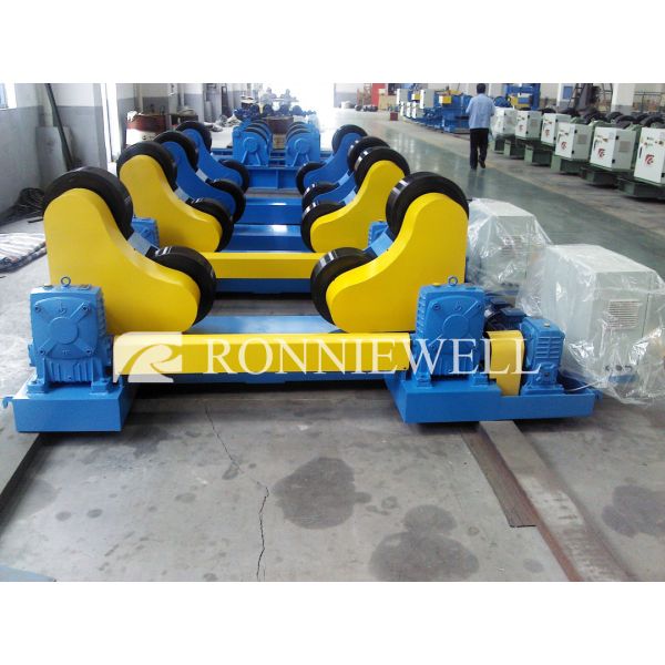 Motorized Automatic Pipe Roller For Welding Self Adaptive 60 Ton Loading