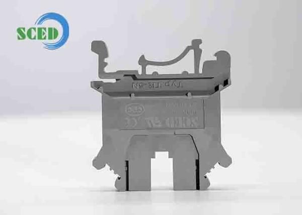 UL 94V-0 Flammability Rating and Easy And Secure Installation for Rail Terminal