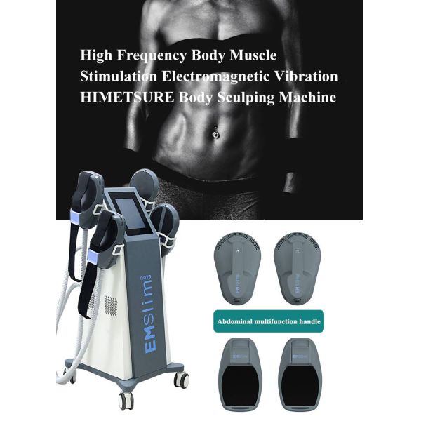 DC66 Electromagnetic EMS Sculpting Machine , Tesla Sculptor 2800W