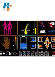 Quality LED Backlight 3.3V VA LCD Display 7 Segment 8 Digit Silk Screen 1/3 Bias wholesale