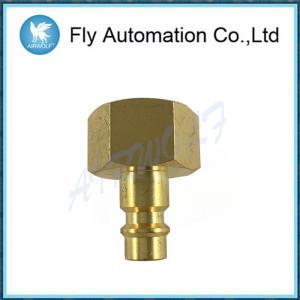 Quality G1 / 2 Pneumatic Tube Fittings Coupler Brass Quick Release Coupling Plug wholesale