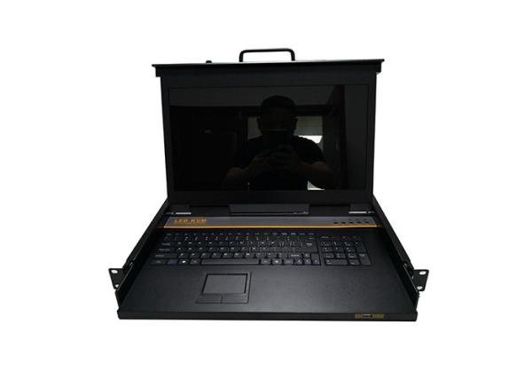 Cheap 16 Ports KVM Switch With LCD Display , 1U Cate5 Rackmount LCD Console for sale