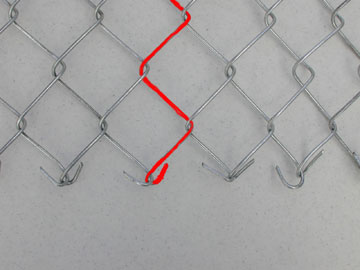 How to install chain wire fence