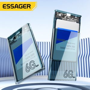 SATA Hard Drive Enclosure Disk Enclosure Transparent 2.5 Inch