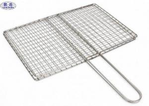 Quality Square Barbecue Grill Wire Mesh , Stainless Steel BBQ Grill Mesh ISO Certificated wholesale