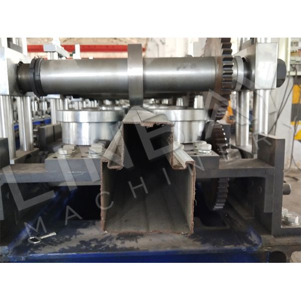 11kw Metal Door Jamb Roll Forming Machine High Speed Galvanized Steel With Double Saw Cut