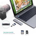 Multiport Docking Station 6-In-1 Type-C Hub Adapter with SD/TF 2*USB3.0 2*USB-C