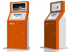 Quality 32&quot; LCD Digital Signage Display Cafes Kiosk Payment Machine With Card Reader / Thermal wholesale