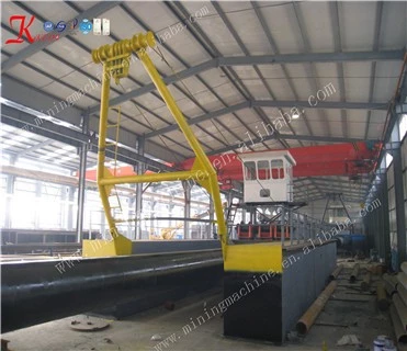 14 Inch 2000m3/H Cutting Suction Dredger 1500 Meters Discharging