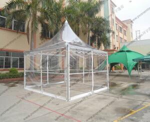 Quality Re - Locatable Miniature High Peak Canopy Aluminum Frame With Optional Sidewalls wholesale