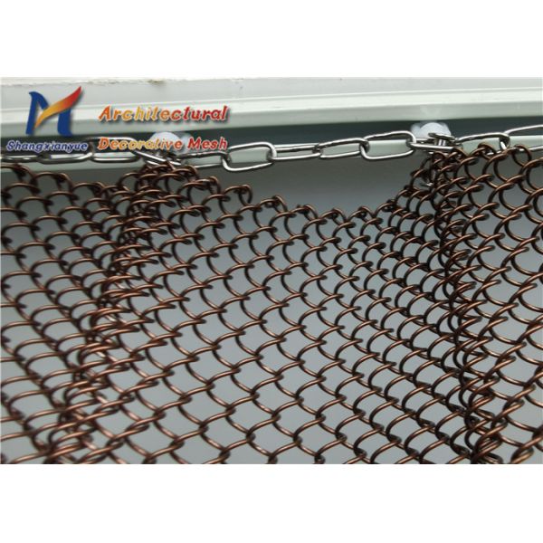 SS304 Architectural Chain Link Wire Mesh Screen 2.0mm 8mm