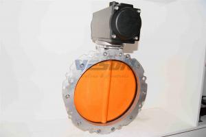 Quality Air Operated Pneumatic Butterfly Valve For Shutting Off / Controlling / Diverting wholesale