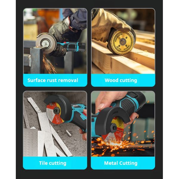 12V Lithium Angle Grinder Wireless Angle Grinder For Easy Cutting