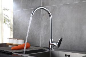 Quality Stainless Steel Basic Kitchen Faucet Spogits One Hole Basin Mixer Taps wholesale