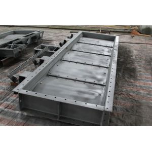 Coal Mill Outlet Insert Plate Type Isolation Door Reliable Operation Simple