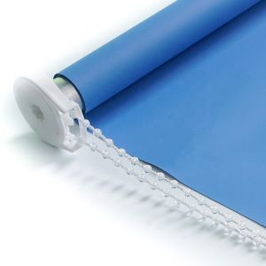 PVC Polyester Office Window Drapes Zebra Style Waterproof UV Protection