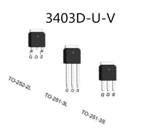 Quality Linear Power Mos Field Effect Transistor Vertical Structure 3403D-U-V wholesale