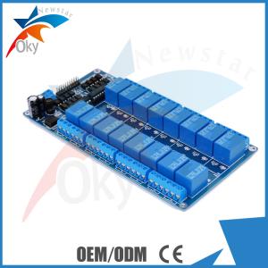 Quality 16 Channel Relay Module For Arduino 12v LM2576 Relay Plate With Optocoupler wholesale
