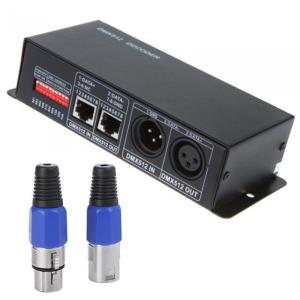 Quality DMX512 LED Tape Dmx Decoder 3 Channel RGB 4 Channel RGBW With CE Certified wholesale