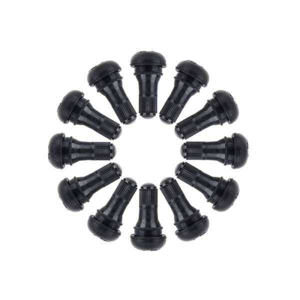 TR412 EPDM Snap In Tire Valve Stem 0.453'' Rim Hole With 9001 2000 Certificate