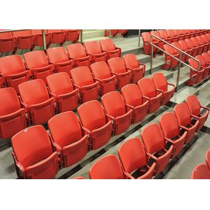 Quality Tip Up Audience Systems Seating Sport Venues With Optional Armrests / Backrest wholesale