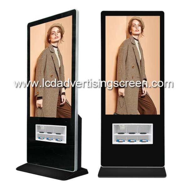 Cheap Remote Control Android Advertising Screen With Wireless Phone Charging Function for sale