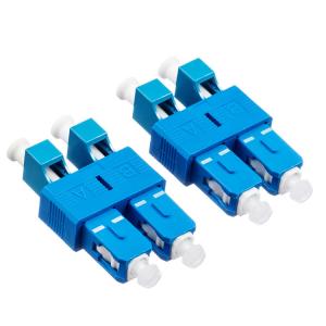 Quality SC male to LC female hybrid adaper, Duplex / Simplex SC to LC Fiber Optic Adapter,Singlemode/ Multimode,PC/APC type wholesale