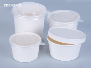 China Disposable Microwavable Soup Paper Bowl Custom Printing Food Packing Container on sale