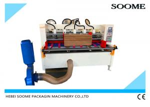 China Belt Feeder Automatic Corrugation Machine Electric Slitter Scorer Machine With Stacker on sale