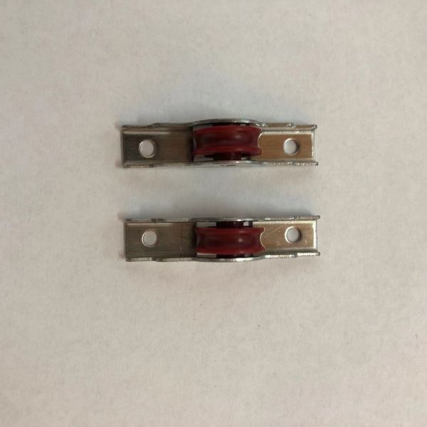 UPVC Sliding Door Single Roller with Chromed Plated Stainless Steel and POM Wheel Material