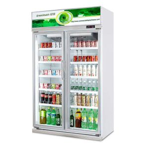 Buy cheap Luxury Aluminum Commercial Display Freezer / 2 Door Supermarket Upright Display from wholesalers