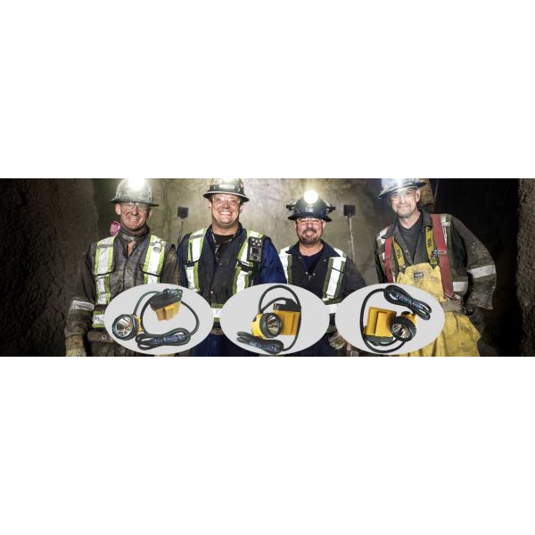 Underground 25000lux 348lum 3W Mining Cap Lights
