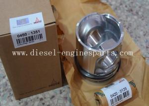 China Aluminum 4 Stroke Piston Standard Size 101 Compression Ratio Nitriding Heat Treatment on sale