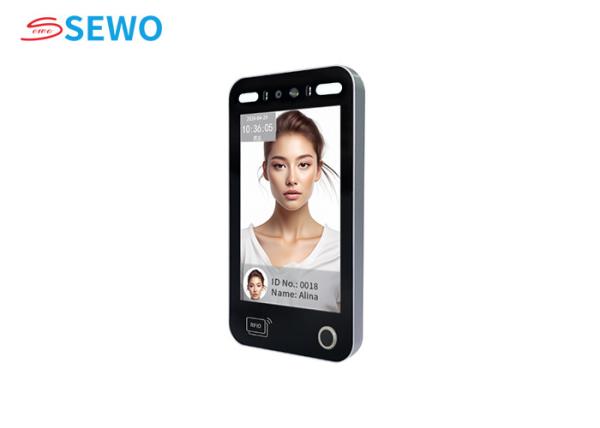 Cheap AI Dynamic Face Recognition Terminal , Time Attendance And Access Control Terminal for sale