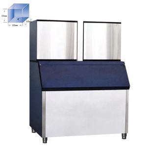 Buy cheap 1000kg/24h Commercial Ice Cube Machine For Food Beverage Shops Hotels Coffee Bar from wholesalers