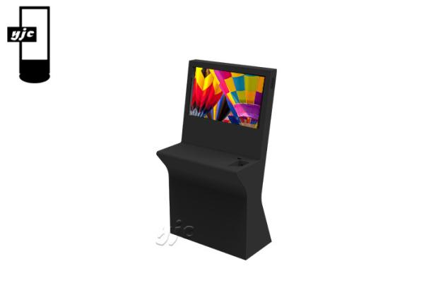 Cheap 21.5 Inch Touch Screen Kiosk All In One PC Stand Computer Lcd Kiosk With IC Card Reader for sale