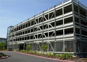 Quality Environmentally parking garage structure , modern multi level parking building wholesale