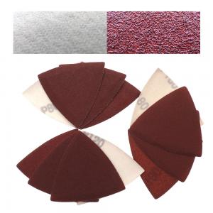 Quality 80mm Triangle Red Aluminum Oxide Multi Tool Sand Paper Disc Pad For Automotive Peeling Paint wholesale