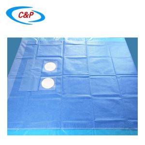 Quality Single Use Femoral Radial Angiography Drape With Dual Windows wholesale