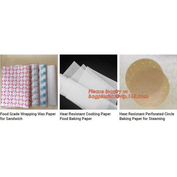 Household Silicone Coated or Uncoated Vegetable Parchment Baking Paper with Aluminum Foil Roll and sheet bagplastics pac