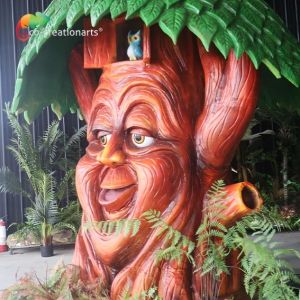 Quality Amusement Park Customized Animatronic Talking Tree 3m Height wholesale